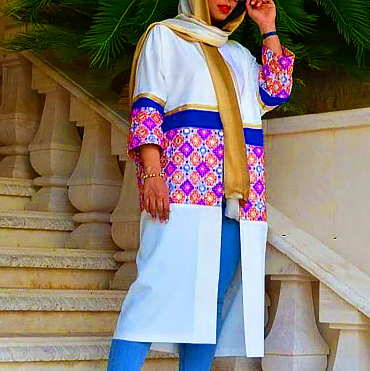 مانتو ابریشمی خنک و شیک 