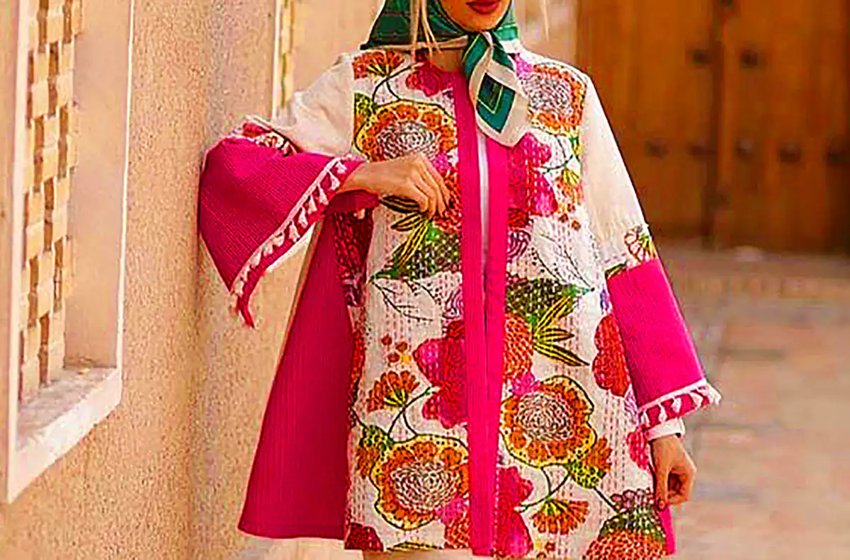 مانتو زنانه جدید با طرح گل