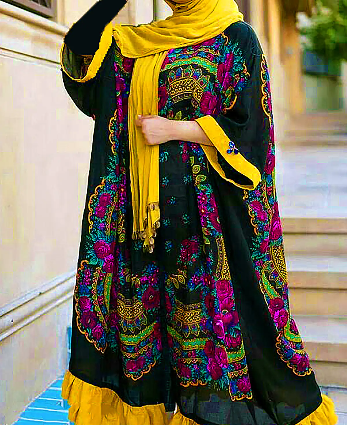مانتو زنانه جدید با طرح گل