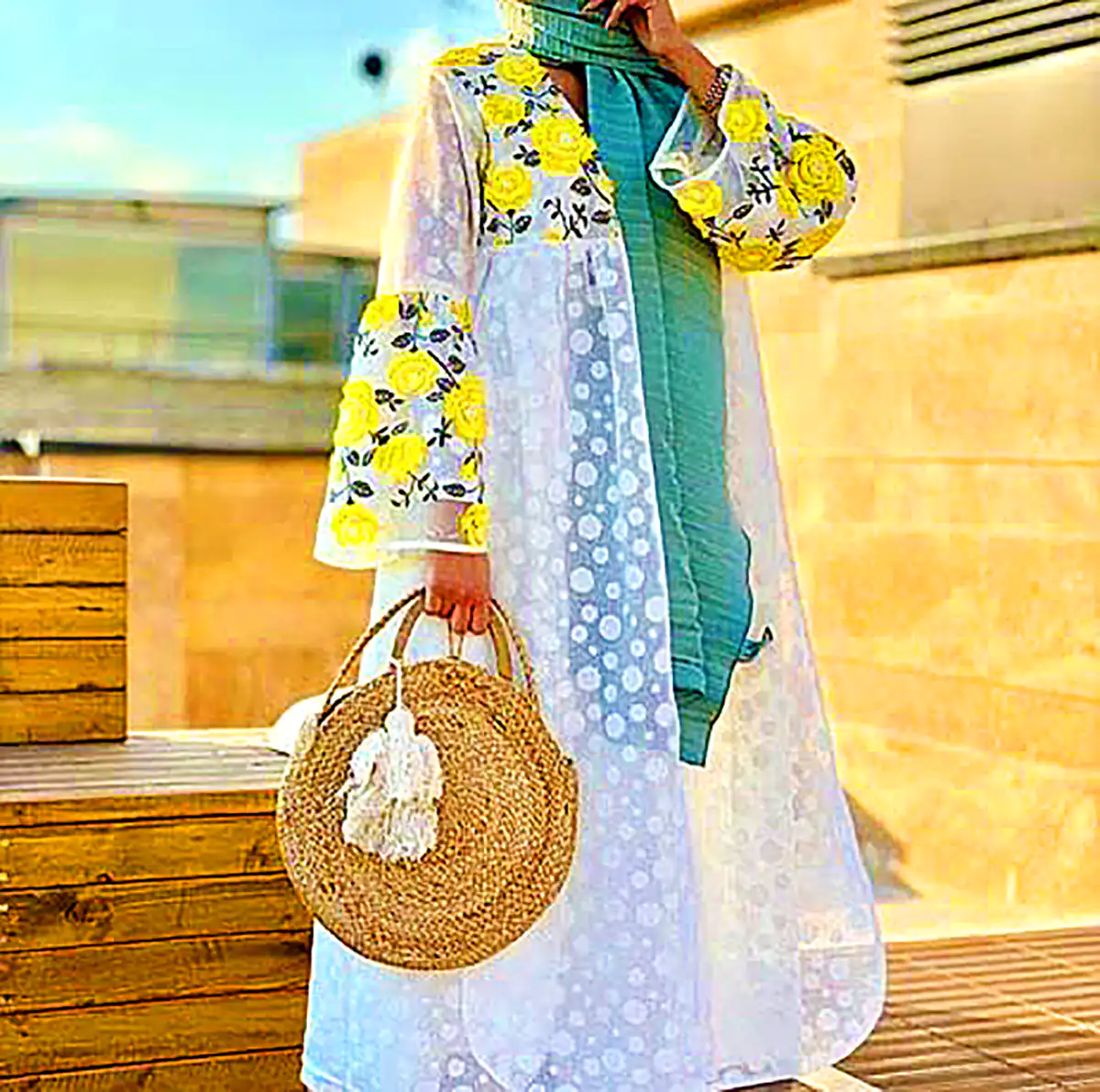 مانتو طرح دار لوکس
