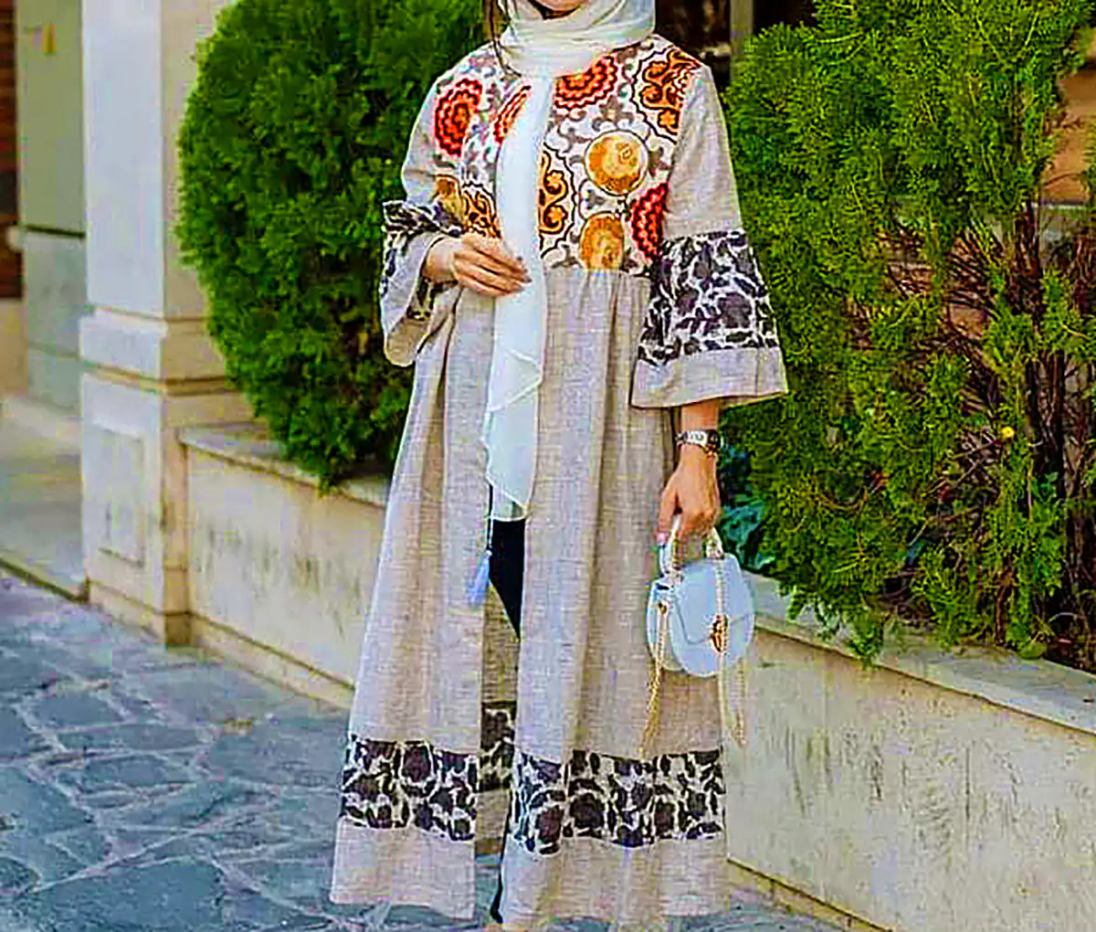 مانتو طرح دار لوکس
