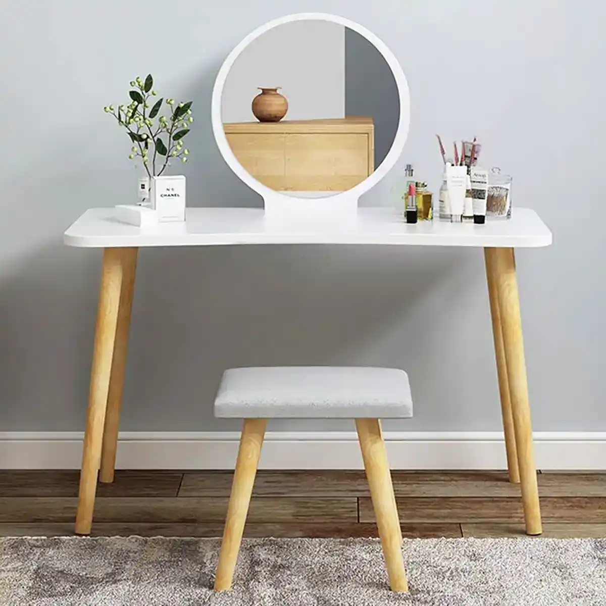 میز میکاپ چوبی شیک