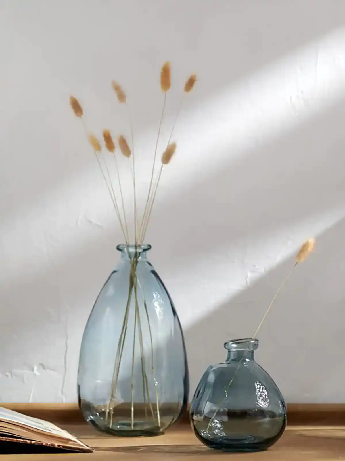 گلدان رنگی شیشه ای پینترستی