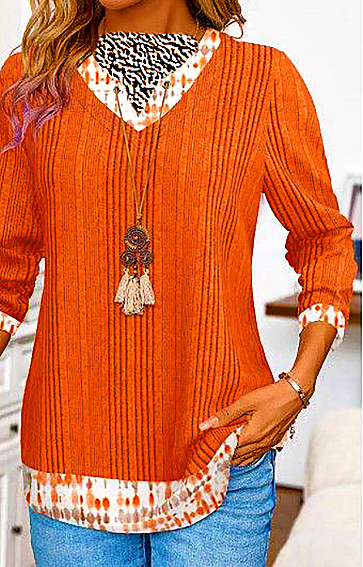 تونیک زنانه خانگی نخی
