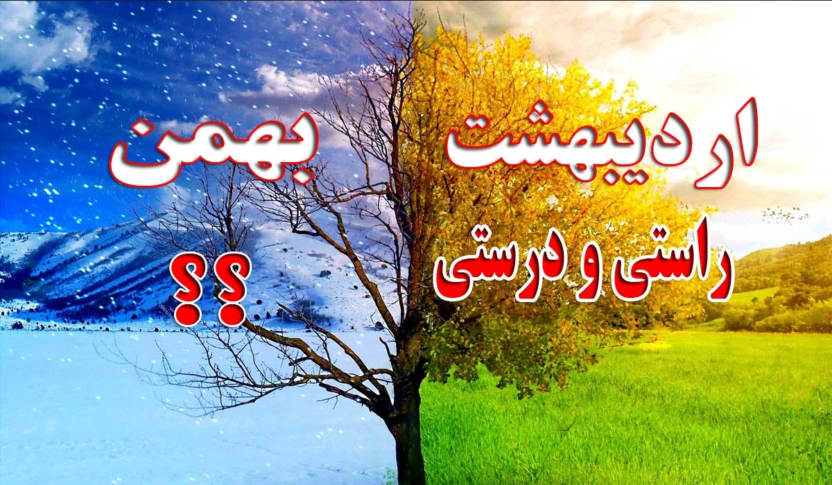 معنی نام ماه های سال ایرانی به ترتیب کدامند ؟