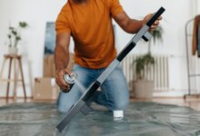 چگونه ام دی اف روکش دار را با اسپری رنگ کنیم؟