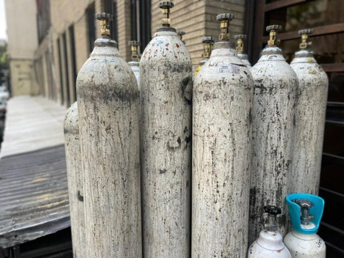 خطر انفجار کپسول اکسیژن 