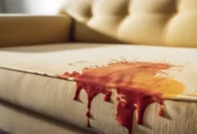 ساده‌ ترین راه پاک کردن لکه چای از روی مبل (2 ترفند عالی)