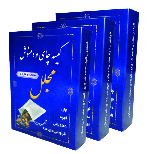 فیلتر چای مجلل مدل نخ دار 3 بسته 50 عددی