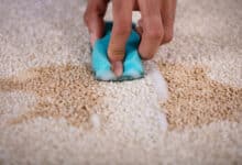 بهترین روش پاک کردن لکه قدیمی از روی فرش
