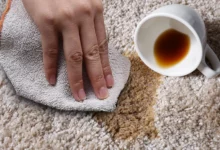 روش های پاک کردن لکه قهوه از فرش