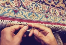 سفید کردن ریشه فرش در منزل و قالیشویی
