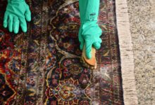 نحوه شستن ریشه فرش دستباف و ماشینی در خانه