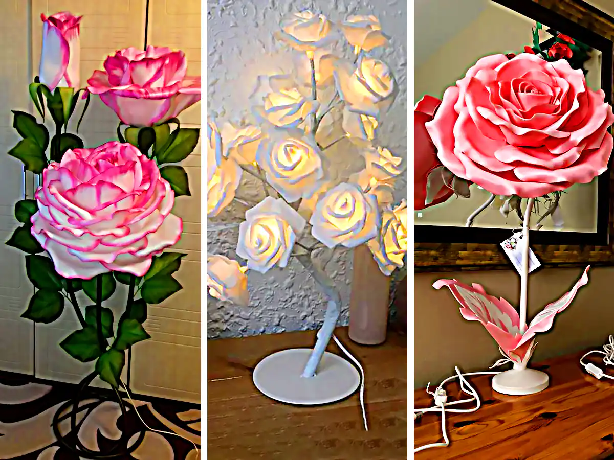 آباژور گل رزتزئینی (جدیدترین مدل های ترند امسال ۱۴۰۴ - ۲۰۲۵)