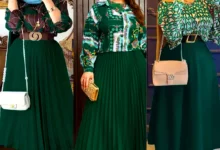 استایل مجلسی سبز پررنگ (جدیدترین مدل های ترند امسال ۱۴۰۴ - ۲۰۲۵)