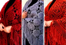 اشارپ بافتنی شیک و زیبا (جدیدترین مدل های ترند امسال ۱۴۰۴ - ۲۰۲۵)