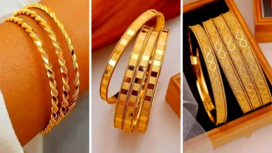 النگو طلا ساده عروس (جدیدترین مدل های ترند امسال ۱۴۰۴ - ۲۰۲۵)