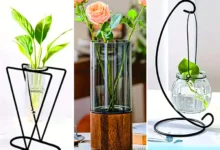انواع گلدان شیشه‌ای جدید و شیک (جدیدترین مدل های ترند امسال ۱۴۰۴ - ۲۰۲۵)