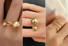 انگشتر گوی دار طلا ترند (جدیدترین مدل های ترند امسال ۱۴۰۴ - ۲۰۲۵)
