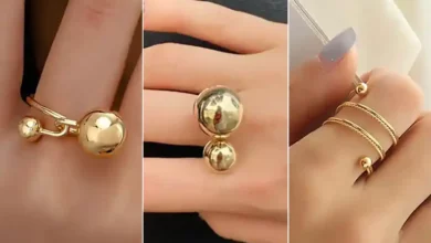 انگشتر گوی دار طلا ترند (جدیدترین مدل های ترند امسال ۱۴۰۴ - ۲۰۲۵)