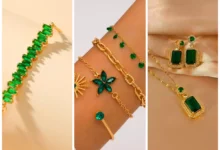 اکسسوری زمردی جدید (جدیدترین مدل های ترند امسال ۱۴۰۴ - ۲۰۲۵)