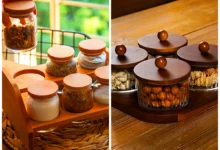 بانکه شیشه ای درب بامبو (جدیدترین مدل های ترند امسال ۱۴۰۴ - ۲۰۲۵)