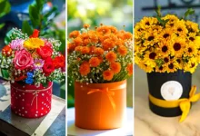 باکس گل کادویی مدرن (جدیدترین مدل های ترند امسال ۱۴۰۴ - ۲۰۲۵)