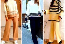 بلوز شلوار ترندی بافتنی (جدیدترین مدل های ترند امسال ۱۴۰۴ - ۲۰۲۵)