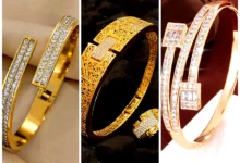 بنگل مدرن و لوکس طلا (جدیدترین مدل های ترند امسال ۱۴۰۴ - ۲۰۲۵)