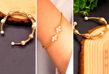 بنگل مرواریدی جذاب (جدیدترین مدل های ترند امسال ۱۴۰۴ - ۲۰۲۵)