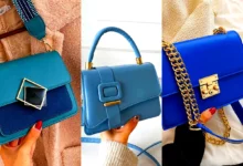 بگ ساده آبی و شیک (جدیدترین مدل های ترند امسال ۱۴۰۴ - ۲۰۲۵)