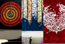 تابلو کالیگرافی مدرن (جدیدترین مدل های ترند امسال ۱۴۰۴ - ۲۰۲۵)