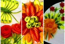 تزئین حرفه‌ای خیار و گوجه (جدیدترین مدل های ترند امسال ۱۴۰۴ - ۲۰۲۵)
