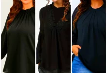 تونیک نخی مشکی (جدیدترین مدل های ترند امسال ۱۴۰۴ - ۲۰۲۵)