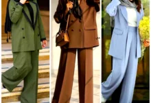تیپ امروزی با کت و شلوار زنانه (جدیدترین مدل های ترند امسال ۱۴۰۴ - ۲۰۲۵)
