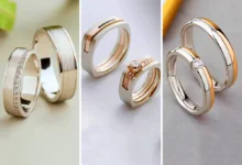 حلقه طلای سفید خاص و شیک (جدیدترین مدل های ترند امسال ۱۴۰۴ - ۲۰۲۵)