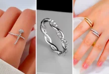 حلقه ظریف و ساده خطی (جدیدترین مدل های ترند امسال ۱۴۰۴ - ۲۰۲۵)