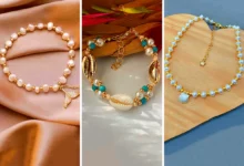 دستبند ترکیبی مروارید و صدف (جدیدترین مدل های ترند امسال ۱۴۰۴ - ۲۰۲۵)