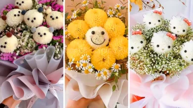 دسته گل توپی بامزه (جدیدترین مدل های ترند امسال ۱۴۰۴ - ۲۰۲۵)