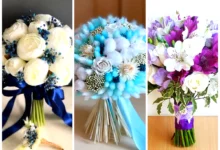 دسته گل رنگی عروس (جدیدترین مدل های ترند امسال ۱۴۰۴ - ۲۰۲۵)