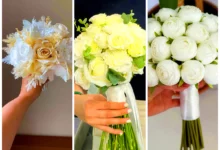 دسته گل سفید امروزی (جدیدترین مدل های ترند امسال ۱۴۰۴ - ۲۰۲۵)