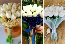 دسته گل لاله عروس (جدیدترین مدل های ترند امسال ۱۴۰۴ - ۲۰۲۵)