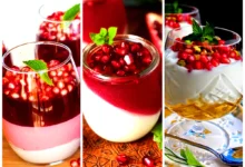 دسر اناری شب چله (جدیدترین مدل های ترند امسال ۱۴۰۴ - ۲۰۲۵)