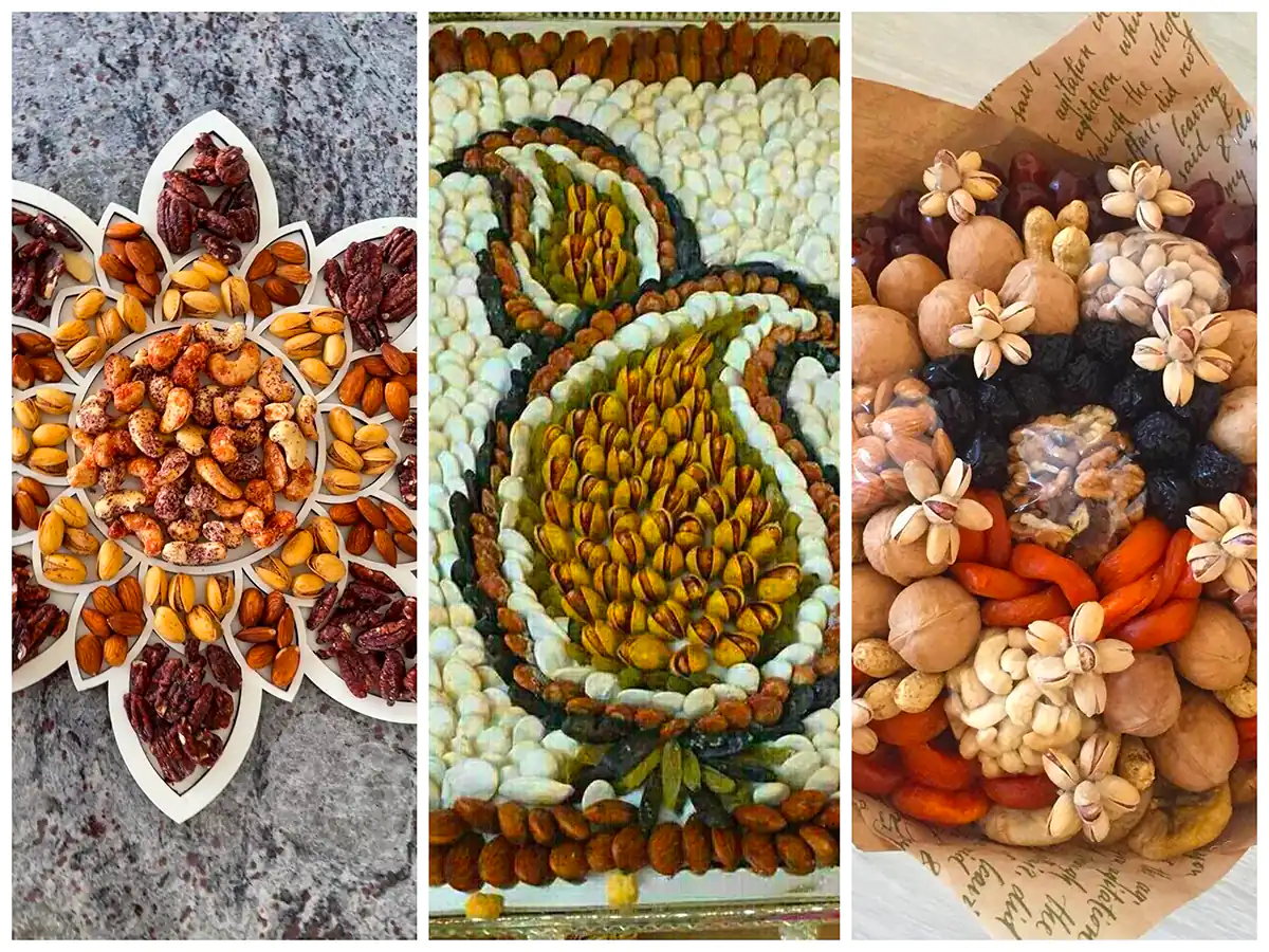 دیزاین آجیل شب یلدایی عروس (جدیدترین مدل های ترند امسال ۱۴۰۴ - ۲۰۲۵) دیزاین آجیل شب یلدایی عروس (جدیدترین مدل های ترند امسال ۱۴۰۴ - ۲۰۲۵)