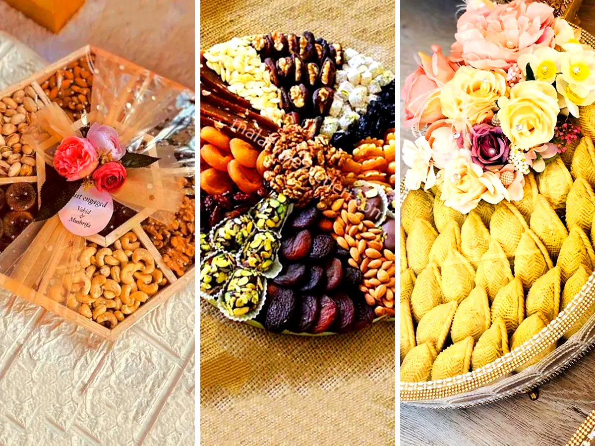 دیزاین آجیل کادویی عروس (جدیدترین مدل های ترند امسال ۱۴۰۴ - ۲۰۲۵)