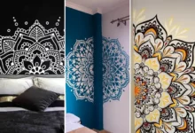 دیزاین خونه با نقاشی ماندالا (جدیدترین مدل های ترند امسال ۱۴۰۴ - ۲۰۲۵)