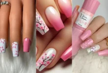 دیزاین ناخن با رنگ صورتی (جدیدترین مدل های ترند امسال ۱۴۰۴ - ۲۰۲۵)