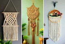دیوارکوب خاص مدرن مکرومه (جدیدترین مدل های ترند امسال ۱۴۰۴ - ۲۰۲۵)