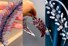ریسه مو نگین دار درخشان (جدیدترین مدل های ترند امسال ۱۴۰۴ - ۲۰۲۵)