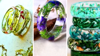 رینگ رزینی گلبرگی (جدیدترین مدل های ترند امسال ۱۴۰۴ - ۲۰۲۵)